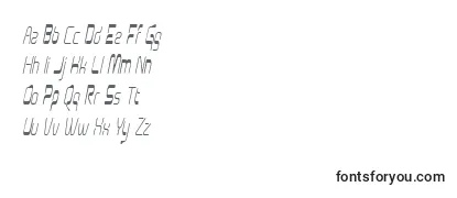 フォントAunchanted Condense Oblique