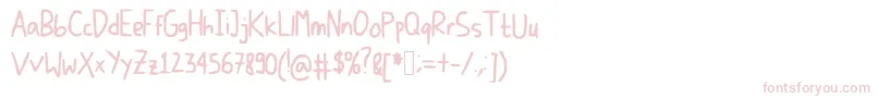 More about DicisHandwrite Font DicisHandwrite Font – Pink Fonts on White Background