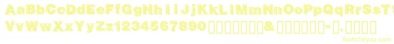 Gautsmotellowerright Font – Yellow Fonts