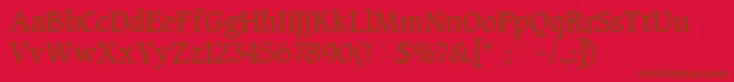 Подробнее о шрифте CaxtonRomanBookPlain Шрифт CaxtonRomanBookPlain – коричневые шрифты на красном фоне