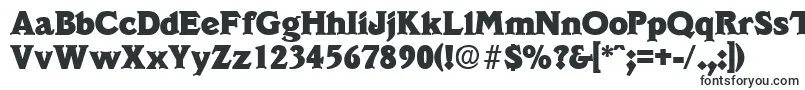 Шрифт VeracruzExtrabold – шрифты с фиксированной шириной