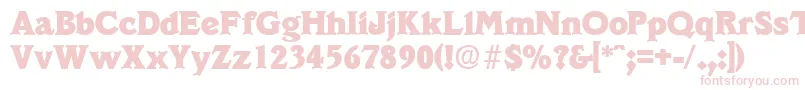 VeracruzExtrabold Font – Pink Fonts