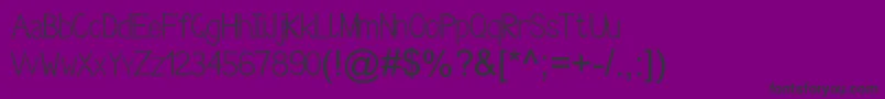 DecorExcellentViper782012 Font – Black Fonts on Purple Background