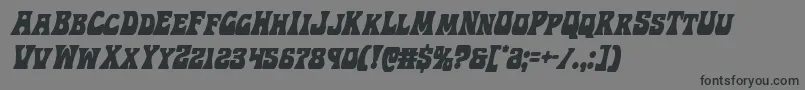 Hippocketcondital Font – Black Fonts on Gray Background