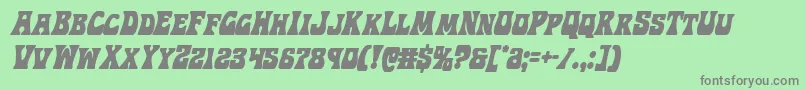 Hippocketcondital Font – Gray Fonts on Green Background