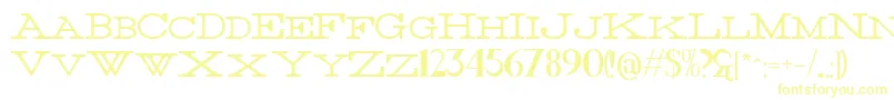 Thin Font – Yellow Fonts