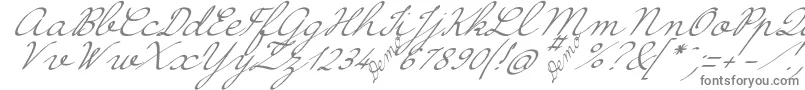 HirondelleDemo-Schriftart – Graue Schriften