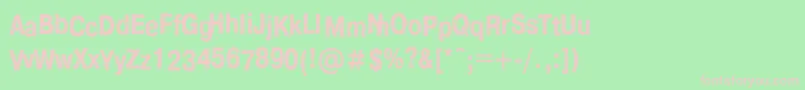 Crashc Font – Pink Fonts on Green Background