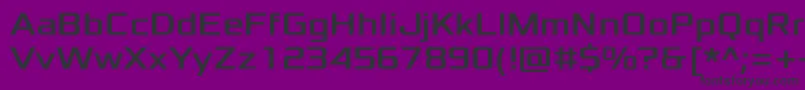 XoloniumRegular Font – Black Fonts on Purple Background