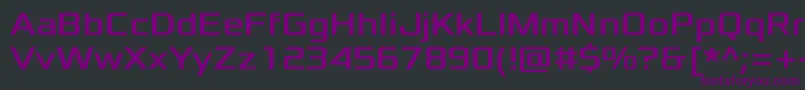 XoloniumRegular Font – Purple Fonts on Black Background