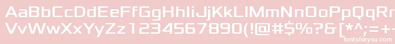 XoloniumRegular Font – White Fonts on Pink Background