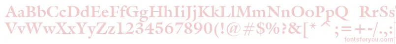 GalliardBoldBt Font – Pink Fonts on White Background
