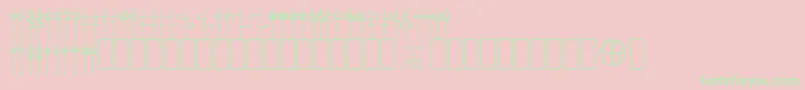 Lrtalism Font – Green Fonts on Pink Background