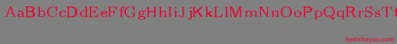 CmFibonacciRegular Font – Red Fonts on Gray Background