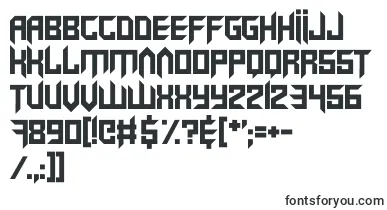 VirtualRave font – high-Tech Fonts