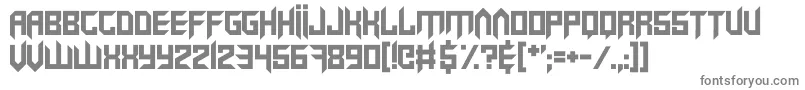 Czcionka VirtualRave – szare czcionki