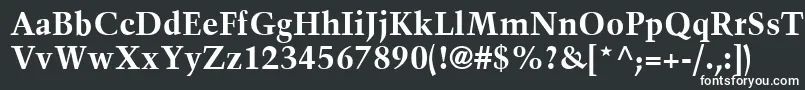 TrumpMediaevalLtBold Font – White Fonts on Black Background