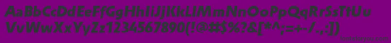 SolperamediumBolditalic Font – Black Fonts on Purple Background