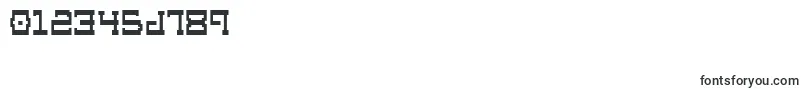 SuperagoBold-Schriftart – Schriften für Zahlen und Nummern