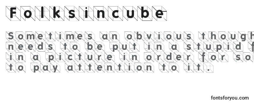 Folksincube Font