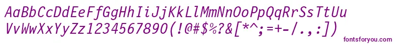 FinancialOblique Font – Purple Fonts