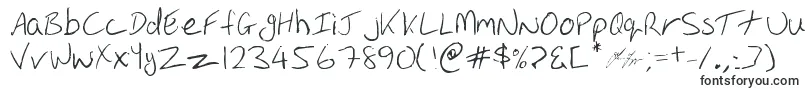 Шрифт Oakhill – рукописные шрифты