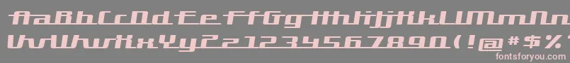 Hardman Font – Pink Fonts on Gray Background