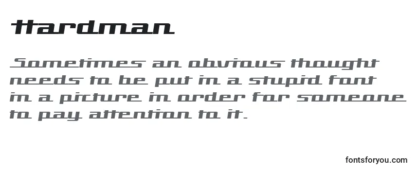 Hardman Font