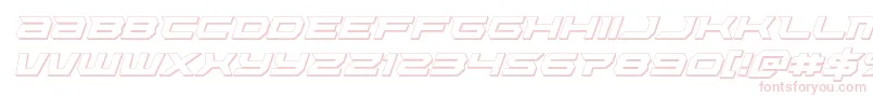 Lethalforce3Dital Font – Pink Fonts on White Background