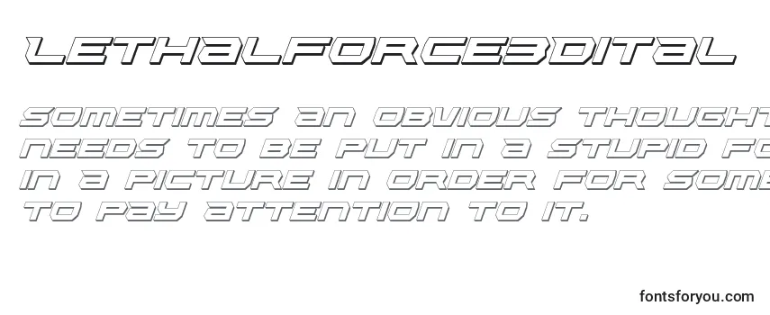 Lethalforce3Dital フォントのレビュー