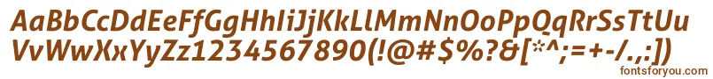 AllerStdBdit Font – Brown Fonts