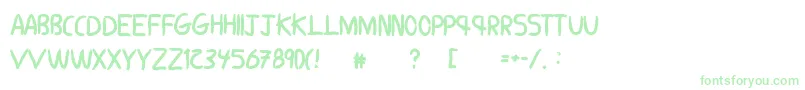 AOceanBetweenUs Font – Green Fonts