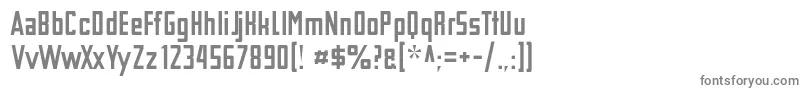 TschicholdAlt-fontti – harmaat kirjasimet valkoisella taustalla