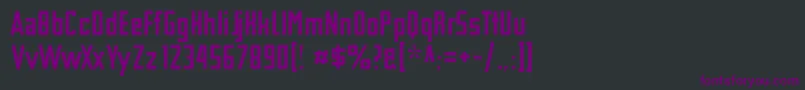 TschicholdAlt Font – Purple Fonts on Black Background