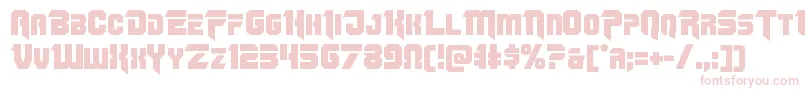 Omegaforce12 Font – Pink Fonts on White Background