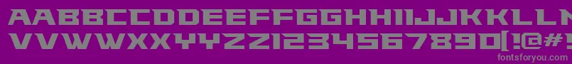 Falconsfont Font – Gray Fonts on Purple Background