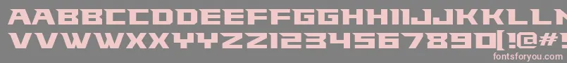 Шрифт Falconsfont – розовые шрифты на сером фоне