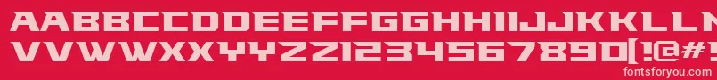 Falconsfont Font – Pink Fonts on Red Background