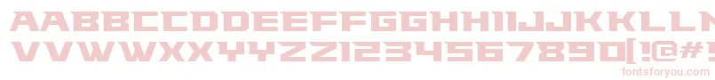 Czcionka Falconsfont – różowe czcionki na białym tle