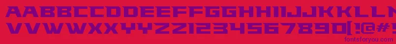 Falconsfont Font – Purple Fonts on Red Background