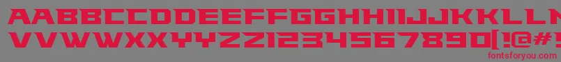fuente Falconsfont – Fuentes Rojas Sobre Fondo Gris