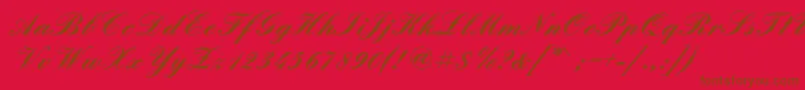 More about EnglischeschtBold Font EnglischeschtBold Font – Brown Fonts on Red Background