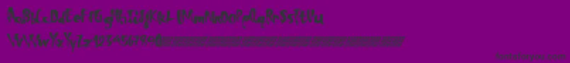 Totaleclipse Font – Black Fonts on Purple Background
