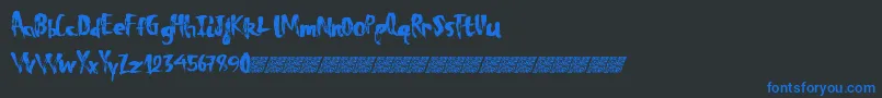 Totaleclipse Font – Blue Fonts on Black Background