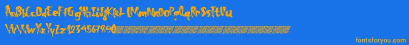More about Totaleclipse Font Totaleclipse Font – Orange Fonts on Blue Background