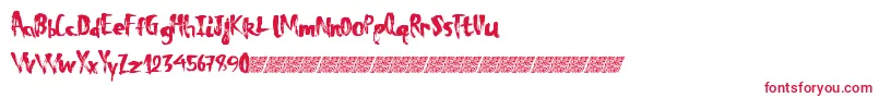 Totaleclipse Font – Red Fonts on White Background