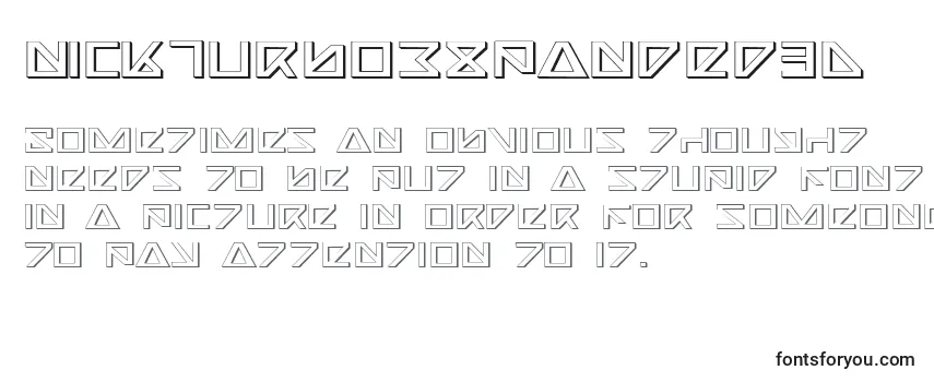 NickTurboExpanded3D-fontti
