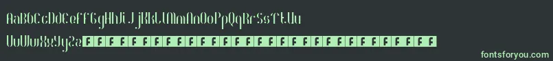 RoyaltyCode Font – Green Fonts on Black Background