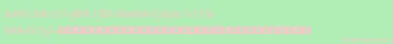 RoyaltyCode Font – Pink Fonts on Green Background