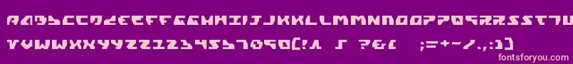Gyrfalcon Font – Pink Fonts on Purple Background